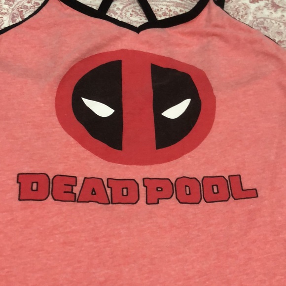 Dead Pool Red Tank Womens Size S - Picture 2 of 7